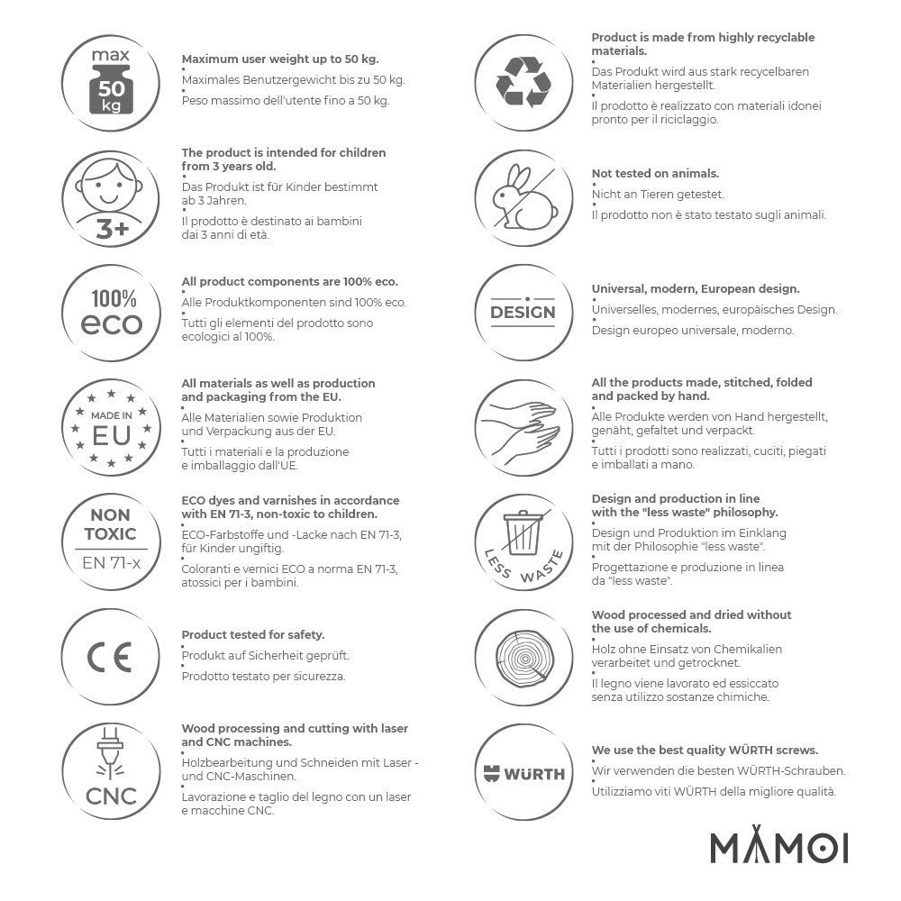 MAMOI® Swedish ladder
