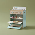 Montessori-Inspired Wooden Toy Kitchen Oven Playset